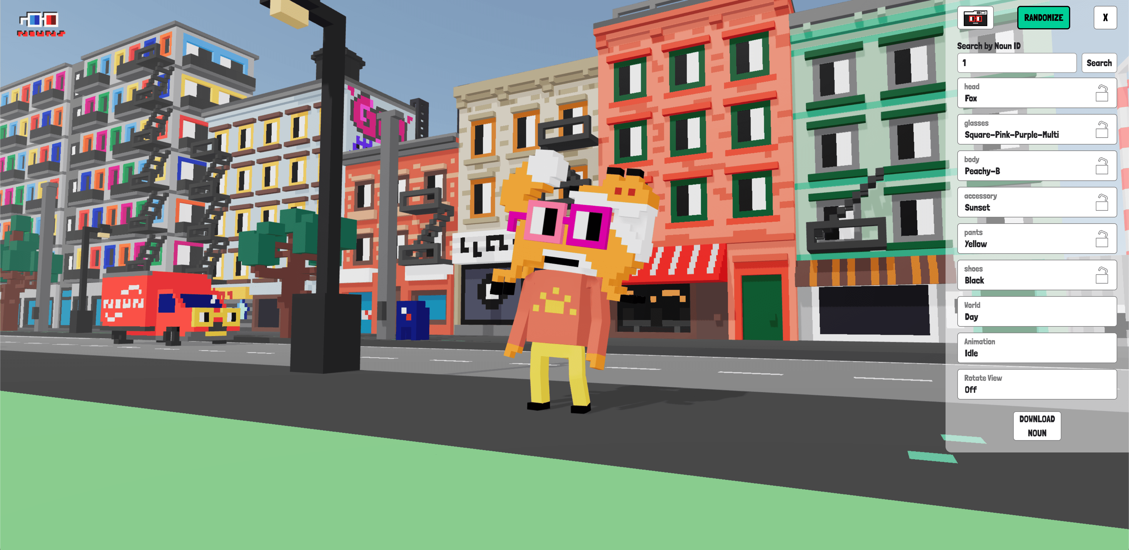 3D Nouns